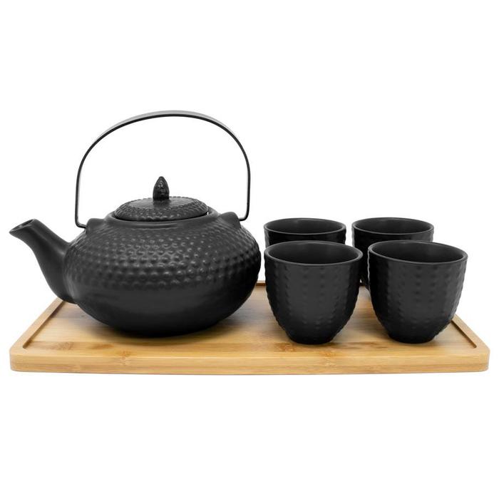 Ceramic Teapot and Tea Cup Set